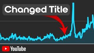 Bad Titles might be Why Your VIDEOS Don't Get VIEWS (let's fix that)