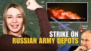 STRIKE ON RUSSIAN ARMY DEPOTS: ROSTOV, CRIMEA ON FIRE Vlog 878: War in Ukraine