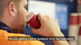 What does the REECE team say about the NESCAFÉ Alegria coffee machine?