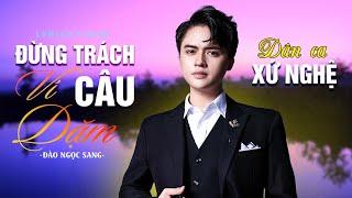 ĐỪNG TRÁCH CÂU VÍ DẶM - Đào Ngọc Sang Lyrics Video | Nhạc xứ Nghệ hot nhất 2024