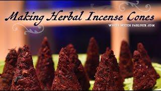 Making Herbal Cone Incense Tutorial ~ The White Witch Parlour