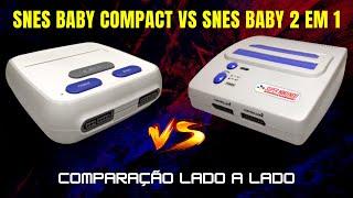 Comparação Snes Baby 2 em 1  Snes Baby Compact Lado a Lado na Placa de Captura