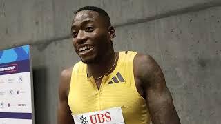 Grant Holloway  Interview Zurich MZ 2024