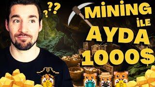 Online Mining Simulasyonundan Aylık 1000$ Kazanmak Mümkün mü? (Rollercoin)