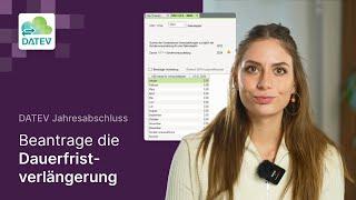 Dauerfristverlängerung in DATEV I DATEV Jahresabschluss I Tutorial 2025