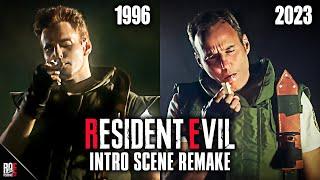 RESIDENT EVIL 1 || LIVE-ACTION INTRO REMAKE | w/ Original Chris Redfield (Charlie Kraslavsky)