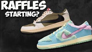 Verdy Visty SB Dunk Raffles Soon! Travis Scott Jordan 1 Low Medium Olive Stock?! & More!