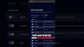 So kannst du easy Commands erstellen! #streamingtipps #livestreaming #lunarie #shorts