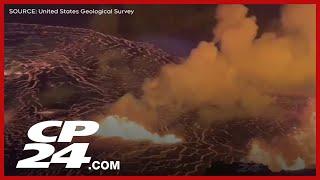 Kilauea volcano puts on a show in Hawaii