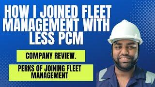 HOW I JOINED FLEET MANAGEMENT WITH LESS PCM || THIRD OFFICER SHOAIB ALI