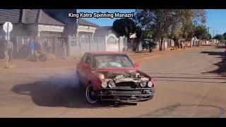 King Katra Drifting and Spinning His New Car on the streets M50b31 Amazing Sound