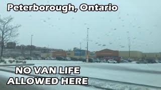 Walmart Denies VAN LIFE At Peterborough, Ontario!!!