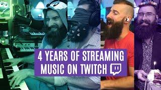 Highlights from 4 Years of Streaming Music on Twitch