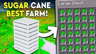 Minecraft BEST SUGAR CANE FARM 1.21 - Java & Bedrock - 5000+ PER/HR!