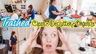 HELPING HAND! WHAT TO DO WHEN YOUR HOUSE IS A MESS! CLEAN DECLUTTER ORGANIZE WITH ME!