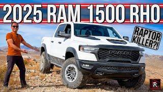 The 2025 Ram 1500 RHO Is A Twin-Turbo Raptor Killing Off-Road Warrior With TRX Vibes