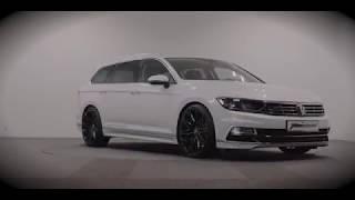 VW Passat B8 mit Eibach Gewindefedern und Twin-Monotube-Projekt 20 Zoll Felgen