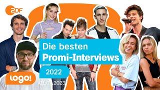 2022 haben logo!-Kinderreporter viele Stars getroffen | logo! extra vom 01.01.2023