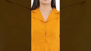 Ladies कोट कॉलर नेक डिज़ाइन/Ladies Coat Collar Neck cutting and Stitching#shorts#collar#necklace