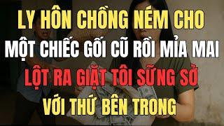 Ly Hôn Chồng Ném Cho Chiếc Gối Cũ Rồi Mỉa Mai, Lột Ra Giặt Tôi Sững Sờ Với Thứ Bên Trong
