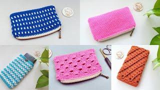 How to Crochet Purse and Crochet Phone Case | ViVi Berry DIY
