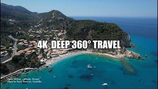  Deep House Drone 4K Footage  Mylos Beach & Agio Nikitas  Lefkada Greece