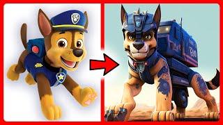  PAW PATROL as TRANSFORMERS  All Characters