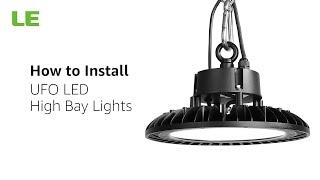 How to Hang UFO LED High Bay Lights