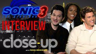 Sonic the Hedgehog 3 Interview: Ben Schwartz, James Marsden & Tika Sumpter