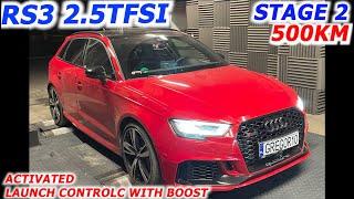 Audi RS3 2.5TFSI 500HP STAGE 2 DNWA GPF MY2020 Boost Launch Control ! Sound GREGOR10 ChipTuning !