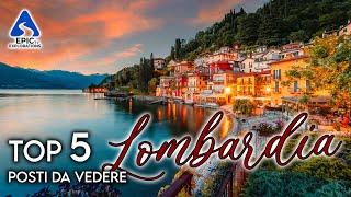 Lombardy: Top 5 Cities and Places to Visit | 4k