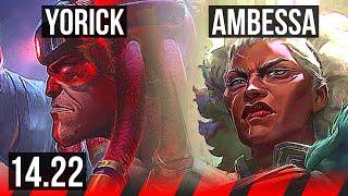 YORICK vs AMBESSA (TOP) | KR Master | 14.22