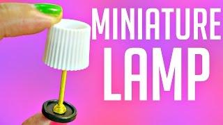 DIY Miniature Lamp | How to Make a Dollhouse Lamp EASY