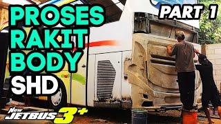 MODIFIKASI (ROMBAK) BUS SHD YANG MASIH MULUS MILIK PUTRA PERDANA | PART1