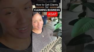 How to get clients for cleaning business