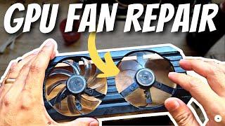 Fix GPU Fan | How To Repair Video Card Fan