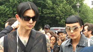 Kiwi Lee Han 李函 & Junchiu1012 at GIVENCHY fashion show in Paris, June 22th 2023 22.06.2023