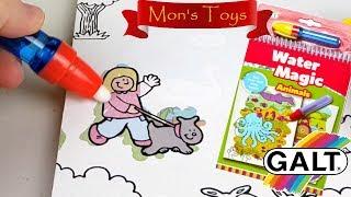 Galt Toys Water Magic Animals, Colouring Book for Children Unboxing and Review