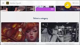 Adobe TTT Video  taking about Adobe Spark