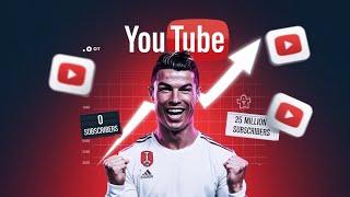 From 0 to 50 Million: Cristiano Ronaldo's YouTube Journey!