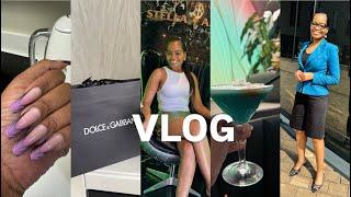 Vlog | Luxury shopping | Unboxing | Stick on nails | After work drinks #southafricanyoutuber #vlog