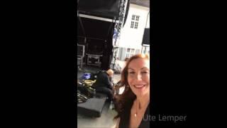 Ute Lemper - Soundcheck at Domplatz Arlesheim, Switzerland