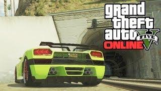 GTA 5 Online: Best Police Getaway Spots! "Secret Tunnel Location" (Grand Theft Auto 5 Online)