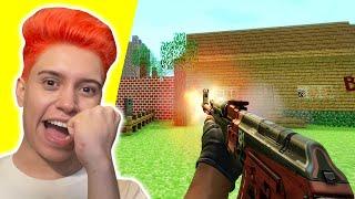 JOGAMOS MINECRAFT DENTRO DO CS GO!! QUEM GANHOU ? ROBIN HOOD VS HEYDAVI