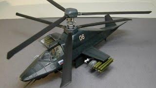 Russian Kamov (Ka-58)  Black Ghost Stealth Helicopter