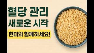 현미 vs 백미 혈당지수 충격 비교 | 의사도 모르는 현미 먹는 법 완전 정복