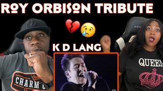 THE BEST TRIBUTE EVER!!!  K.D.  LANG - CRYING  (ROY ORBISON TRIBUTE)      (REACTION)