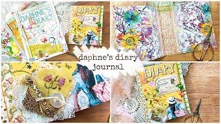 ️ Daphne's Diary JUNK JOURNAL #1 Making the Cover