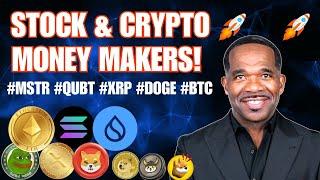 MONEY MAKING STOCK & CRYPTO!! #mstr #qubt #xrp #shiba #dogecoin #btc #xlm