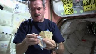 Making a Peanut Butter Sandwich in Outer Space | CSA ISS Science HD Video